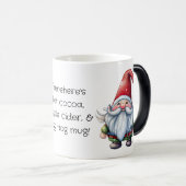 独自のクリスマス格言の作成 モーフィングマグカップ (正面右)