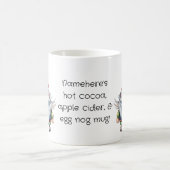 独自のクリスマス格言の作成 モーフィングマグカップ (中央)