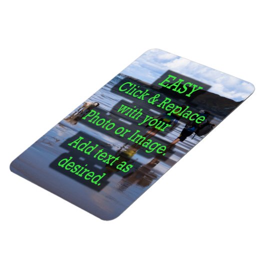 独自のクリック垂直を作成する簡単 マグネット (左側)