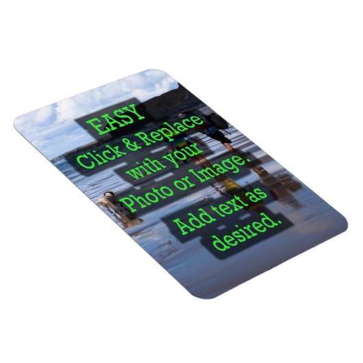 独自のクリック垂直を作成する簡単 マグネット (右側)