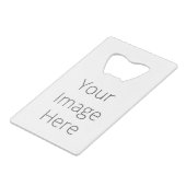 独自のクレジットカードボトルオープナーの作成 クレジットカード栓抜き (正面アングル)