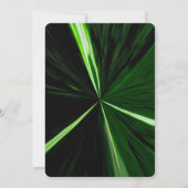 独自のグリーンタイムワープを作成する 招待状 (裏面)