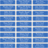 独自のゲストアド結婚レスを作成Cobalt Blue シール (正面)