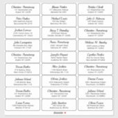 独自のゲスト名とアドレスを作成する シール (シート)