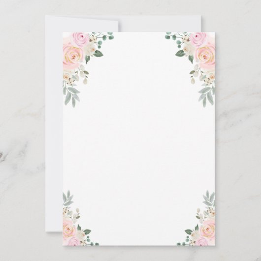 独自のゲームシャンパンフローラパーティーを作成 招待状 (正面)