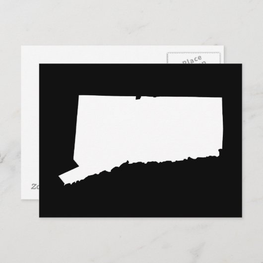 独自のコネチカット移動アナウンスメントの作成 ポストカード (正面/裏面)