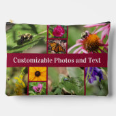 独自のコラージュと文字コスメカスタムトを作成する アクセサリーポーチ (正面)