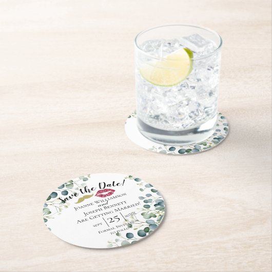 独自のコースターを作成し、日付を保存する ラウンドペーパーコースター (インサイチュ)