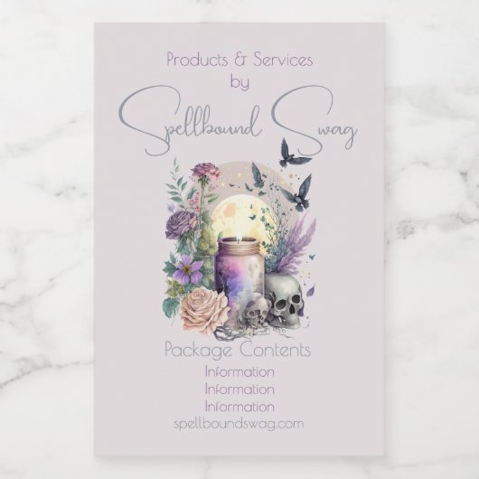 独自のゴシック様式のバラを作成 フードラベル (シングルラベル)