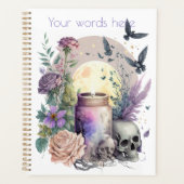 独自のゴシック様式のバラを作成 プランナー手帳 (正面)