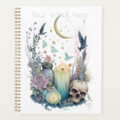 独自のゴシック様式のバラを作成 プランナー手帳 (正面)