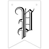 独自のゴシック様式のパーティーバンティング旗のバナーを作成 バンティングフラッグ (第3の旗)