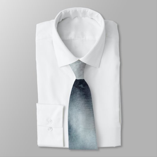 独自のゴシック霧の青い水色を作成パーソナライズされた ネクタイ (タイ)
