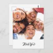 独自のサンキューカード ポストカード (正面/裏面)
