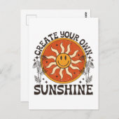 独自のサンシャインポストカードの作成 ポストカード (正面/裏面)