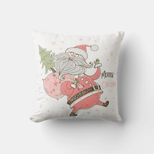 独自のサンタホワイトお洒落を作成 クッション (正面)