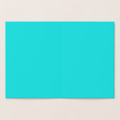 独自のシアン色をカスタム作成 箔カード (内部)