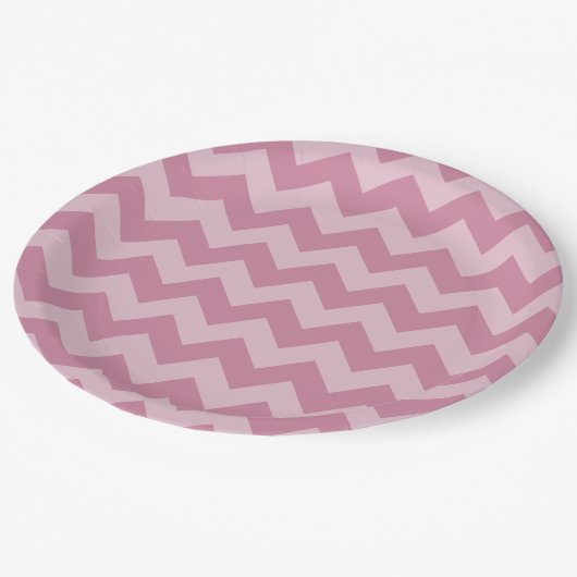 独自のシェブロンパターンを作成する ペーパープレート (アングル)