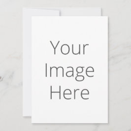 独自のシグネチャーマットを作成5" x 7"招待状 招待状