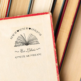 独自のシックな名前をカスタムするEx Librisブックの作成 ラバースタンプ