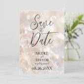 独自のシャンパンカスタムの結晶を作成 セーブザデート (スタンド正面)