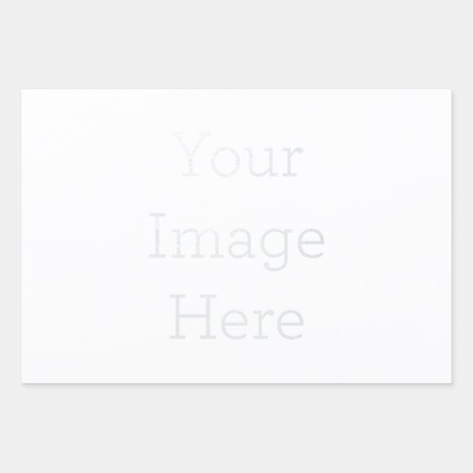 48.26cm x 73.66cm箔ラッピングペーパーシート, セミグロス, シルバー箔 (正面)