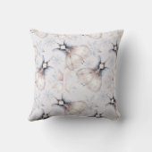 独自のシルバー&クリームハイゲスノー妖精を作成 クッション (裏面)