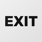 独自のシンプルのカスタム終了ウィンドウを作成 ウィンドウサイン (シート)