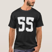 独自のジャージー番号Tシャツの作成 Tシャツ (正面)