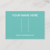 独自のジュエリーのヘアクカスタムリップとイヤリングを作成 名刺 (正面)