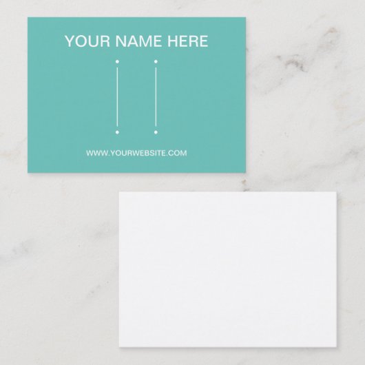 独自のジュエリーのヘアクカスタムリップとイヤリングを作成 名刺 (正面/裏面)