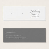 独自のジュエリーイヤリングディスプレイカードの作成 (正面&裏面)