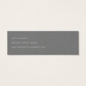 独自のジュエリーイヤリングディスプレイカードの作成 (裏面)