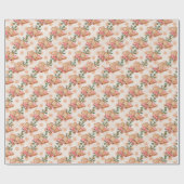 独自のジンジャーブレッド&ペパーミントを作成 ラッピングペーパー (フラット)