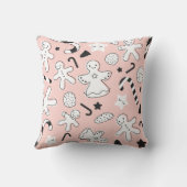 独自のジンジャーブレッドCookieを作成する クッション (裏面)