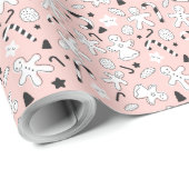 独自のジンジャーブレッドCookieを作成する ラッピングペーパー (ロールコーナー)