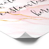 独自のスクリプトのエレガント作成カスタム引用文 ポスター (角)