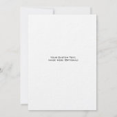 独自のスクリプトスタイリッシュ写真のパーソナライズされた作成 セーブザデート (裏面)