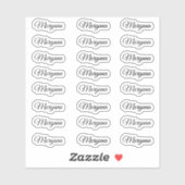 独自のスクリプトモダン名のパーソナライズされた作成 シール (シート)