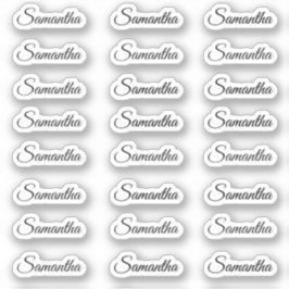 独自のスクリプトモダン名のパーソナライズされた作成 シール