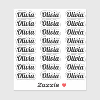 独自のスクリプモダント名パーソナライズされたの作成 シール