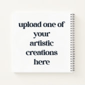 独自のスケッチを追加アーティストスケッチ ノートブック (裏面)