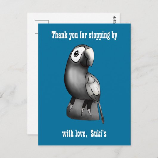 独自のスケッチ画像またはロゴのアップロード | カスタム ポストカード (正面/裏面)