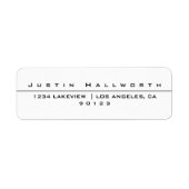 独自のスタイルを持つ白と黒 ラベル (正面)