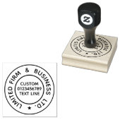 独自のスタンプテンプレート文字 ラバースタンプ (押印)