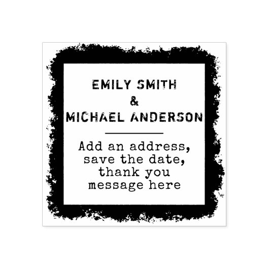 独自のスタンプ作成カスタム文字動揺してグランジ ラバースタンプ (インプリント)