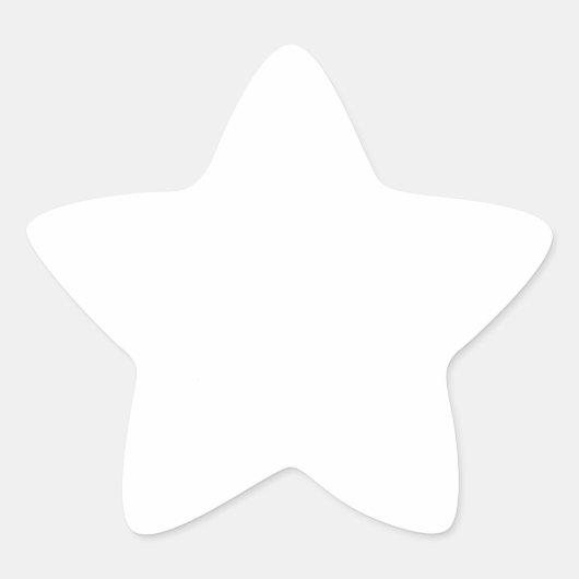 独自のスターカスタムステッカーの作成 星シール (正面)