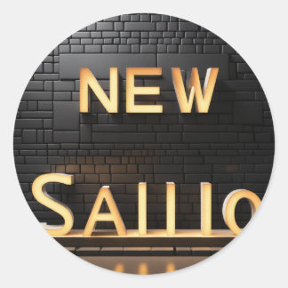 独自のステッカーを作成 ラウンドシール