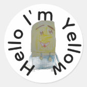 独自のステッカーを作成 ラウンドシール (正面)