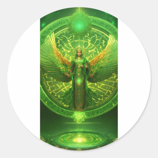 独自のステッカーを作成 ラウンドシール (正面)